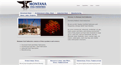 Desktop Screenshot of montanasteel.us