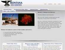 Tablet Screenshot of montanasteel.us